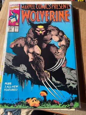 Marvel Comics Presents Wolverine Comic Book - Blue Cover